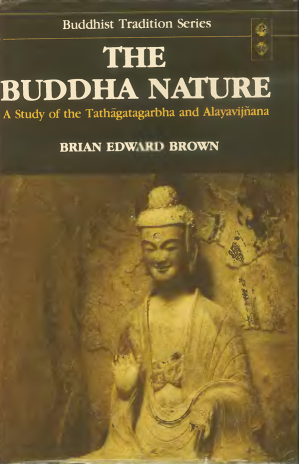 (image for) Three Texts on Buddha Nature by Brown (PDF)